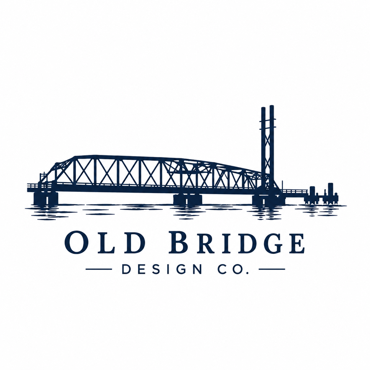 Old Bridge Design Co. bridge logo